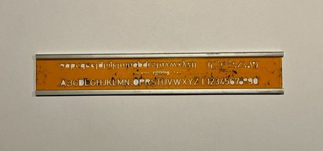 Altro in Scrittura & Disegno: Trace-lettres Rotring ref. 5707 7 mm type 1451 – Usato da Genève venduto da PeiroBo