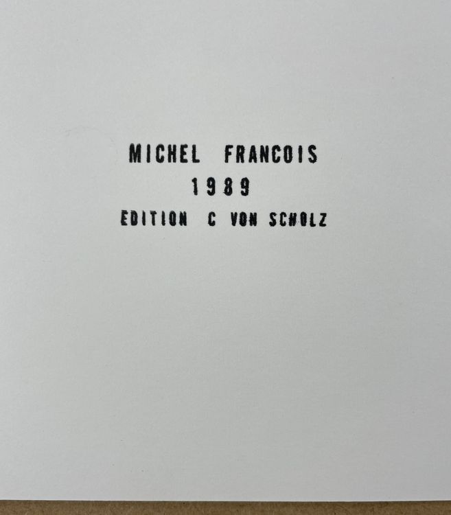 Michel François (1956) Fotografie Kaufen auf Ricardo