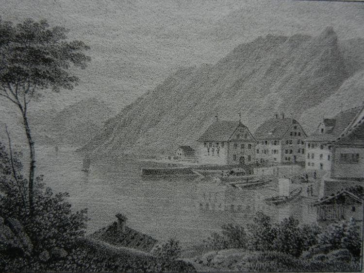 Gravures: Brunnen am Vierwaldstättersee – D'occasion à Risch par Rischli15 1