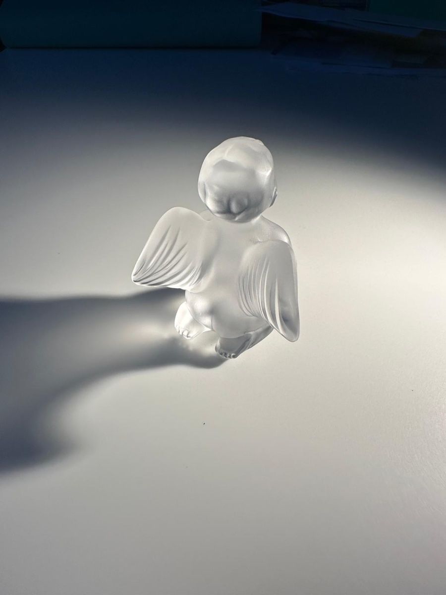 Lalique Statuette: Lalique Kristallengel mit Harfe – Usato da Zürich venduto da Aapitz 2
