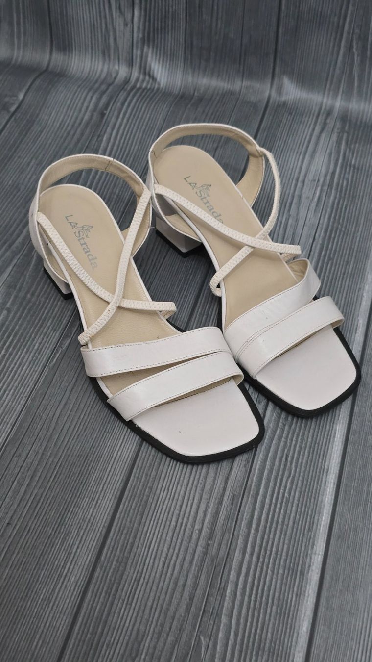 Scarpe da donna: ​💞 La Strada Square Toe Sandaletten - 37 - mit Blockabsatz – Usato da Thalwil venduto da VitaMini 1