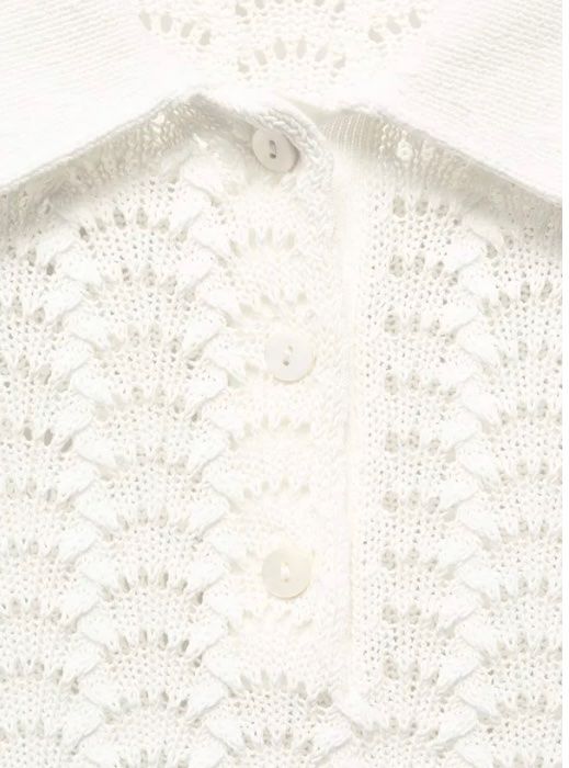 Victoria Beckham Top: Victoria Beckham x Mango süsses Poloshirt/Top – Nuovo (secondo la descrizione) da Jona venduto da vanessasupermarket20 6
