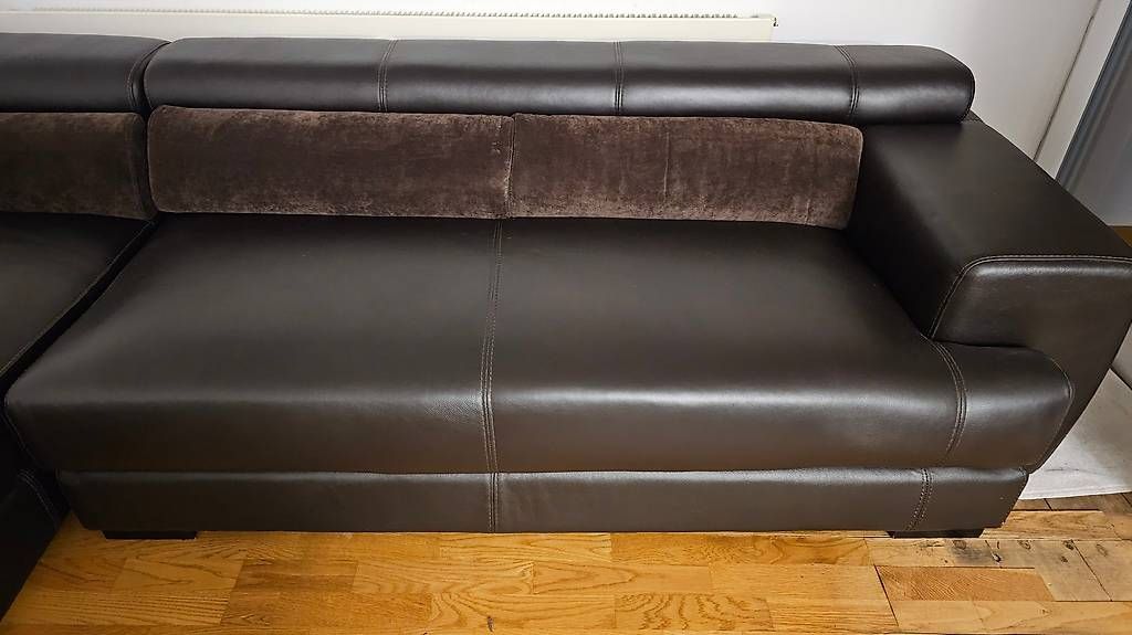 Divani: Schõnes Designer Ledersofa 2teilig Ecksofa – Usato da Morschach venduto da hof_kp5g 2