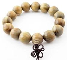 Armband Shamballa Sandelholz  14mm