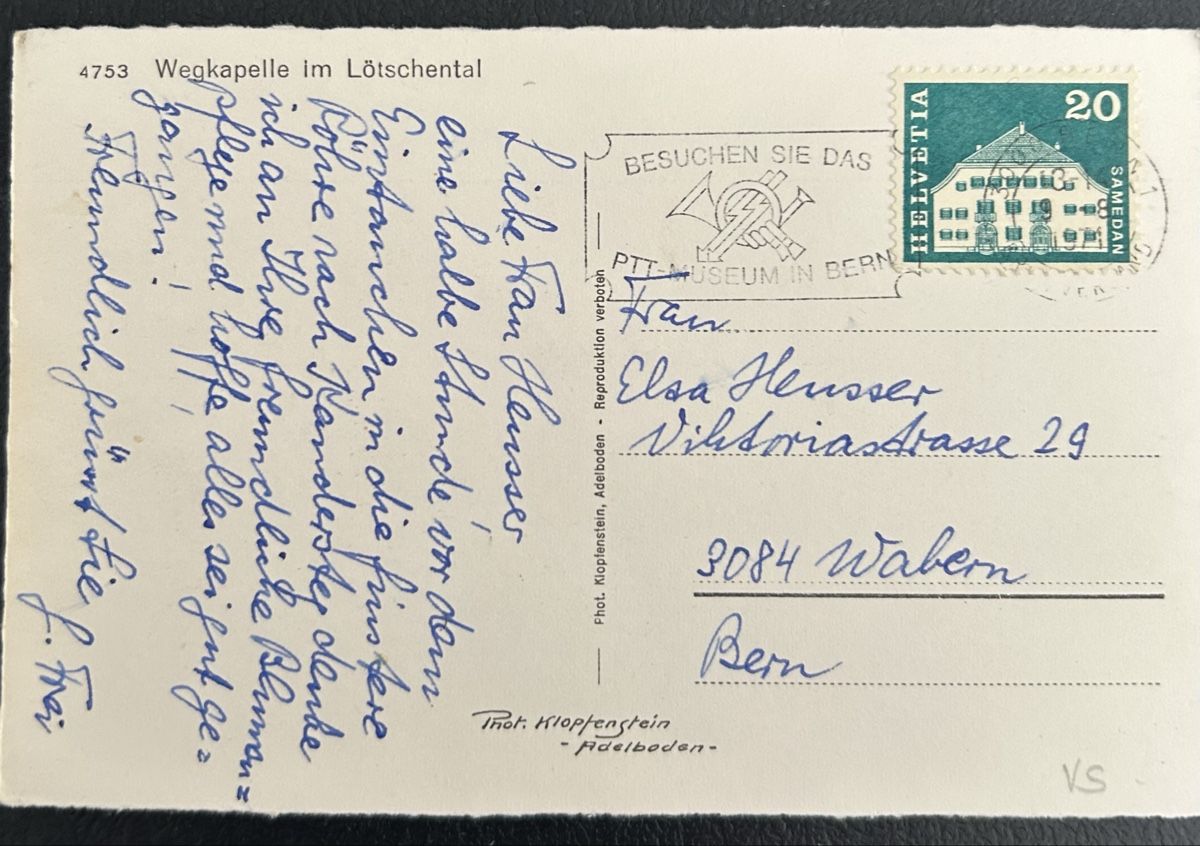 Cartoline postali: Wegkapelle im Lötschental  – Usato da Horw venduto da Tellbub 1