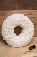 Kranz flauschig, handgemacht, Neu, 24 cm