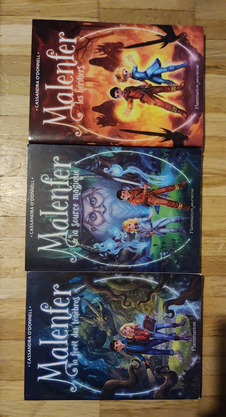 Bücher: Lot de 3 livres Malenfer – Gebraucht aus Arconciel von Tilea08