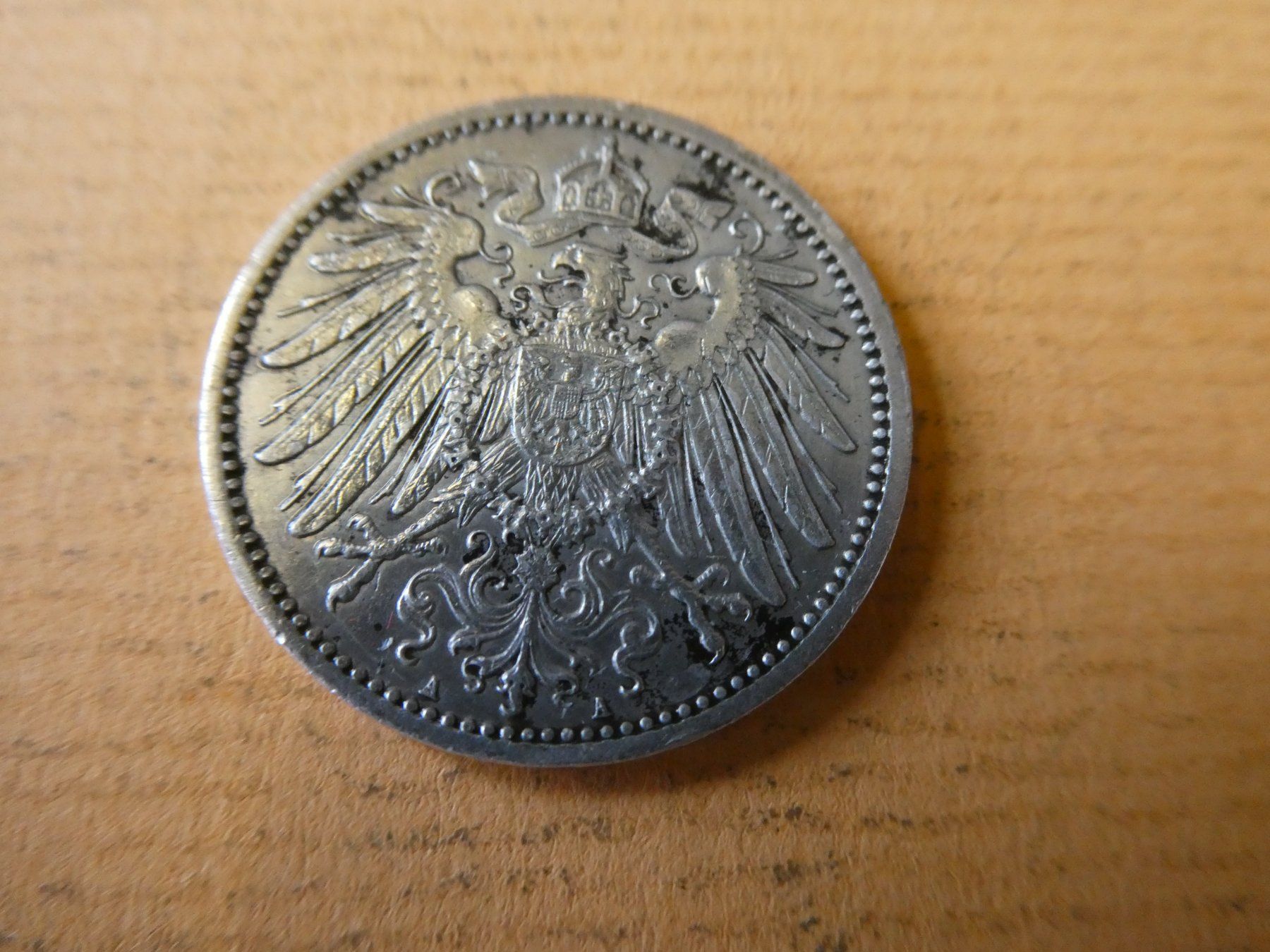 Tutti le monete: Dt. Reich 1914 A, 1 Silbermark – Usato da Hinterforst venduto da Rohusri 1
