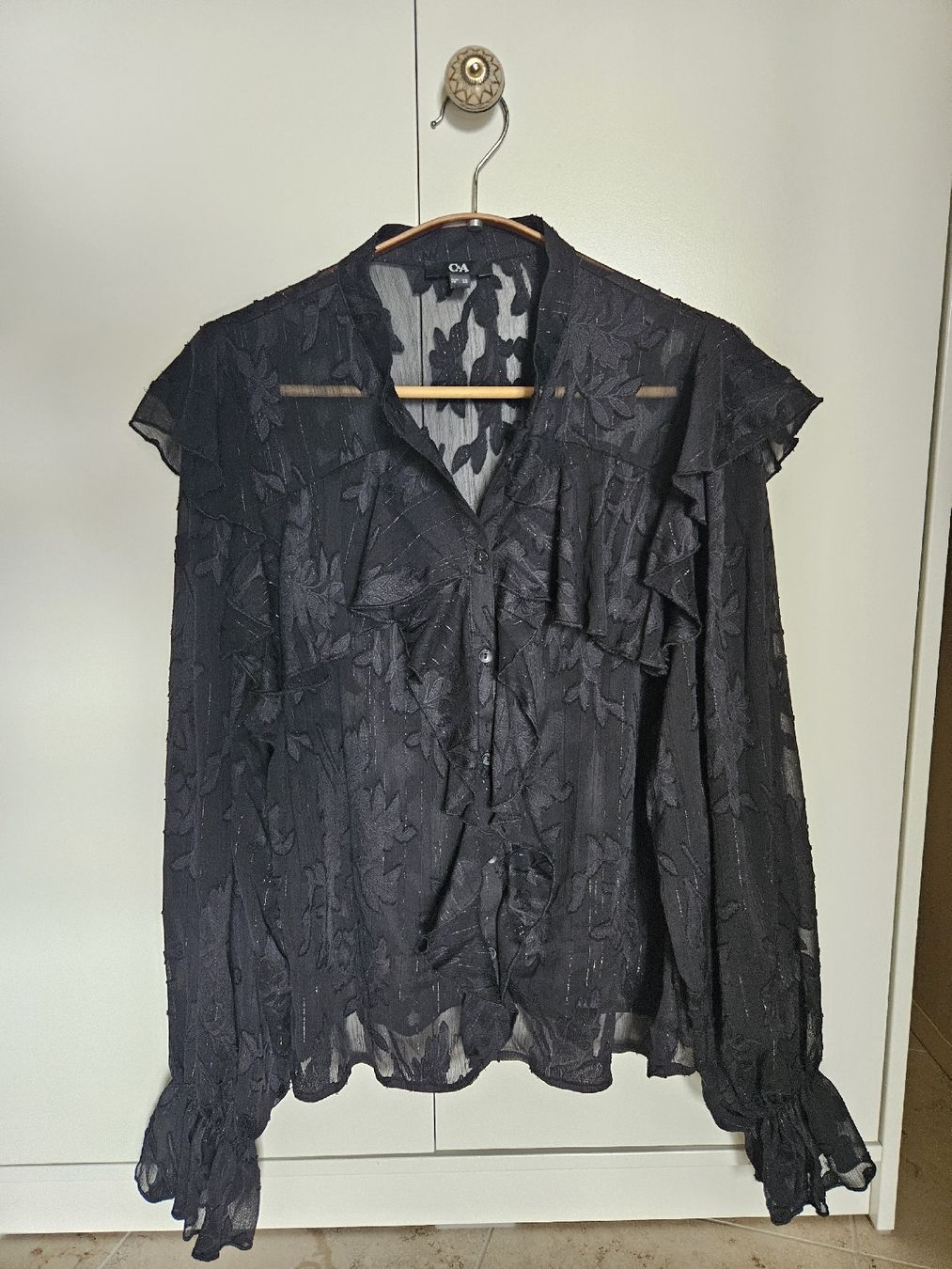 C&A Camicette: Bluse, Schwarz, Grösse 38, NEU! – Nuovo (secondo la descrizione) da Zürich venduto da the_k8dc