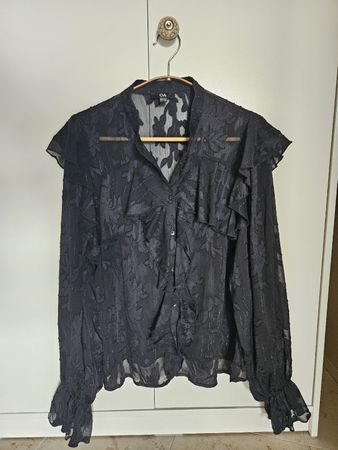 Bluse, Schwarz, Grösse 38, NEU!