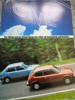Honda Civic 1200   Prospekt  ca 1979  xx