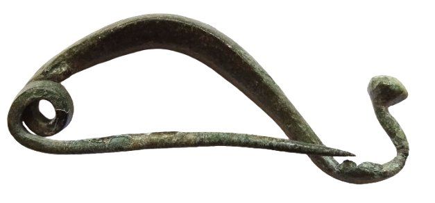 Spille & Fermagli: Celtic bronze La Tène Bow Brooch – Usato da La Sarraz venduto da classicworldcoins