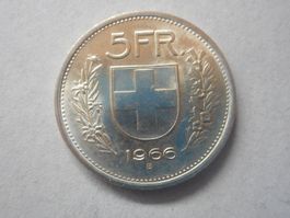 5 Fr. 1966 silber