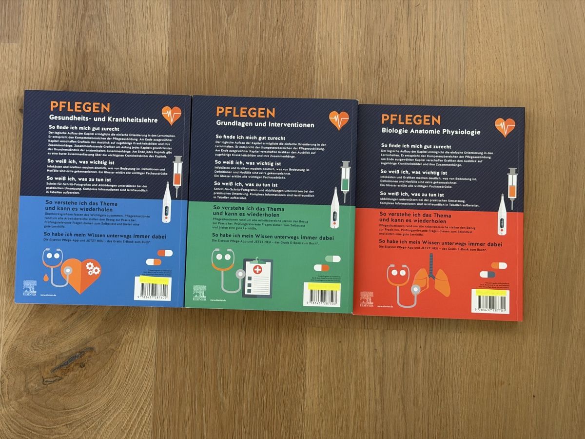 Libri: PFLEGEN Lehrbücher  Elsevier + EBook (Set) – Nuovo (secondo la descrizione) da Brugg AG venduto da pippi0815 1