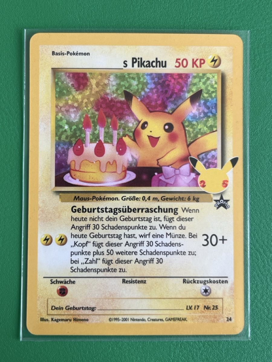 Pokémon Carte collezionabili: Pokemon Pikachu Celebrations  – Nuovo (secondo la descrizione) da Lommiswil venduto da diti_89