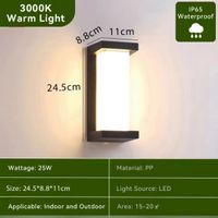 Applique murale extérieure/intérieure Led 110V 220V étanche