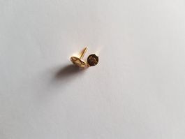 Ohrstecker 1 Stk. 750/18K Gelbgold Fussball, wie neu