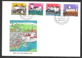 FDC Pro Patria Serie 1976 ET 28.5.1976 schön illustriert