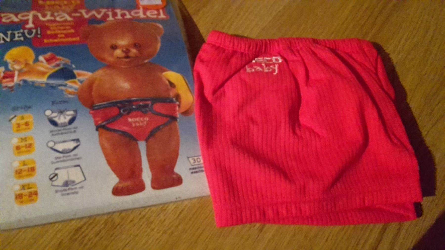 Costumi da bagno: Badewindel shorts gr S rot – Nuovo e nell'imballaggio originale da Schwarzenburg venduto da Flamingo07