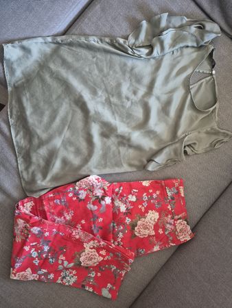 Ensemble Zara Basic chemisier + pantalon Orsay