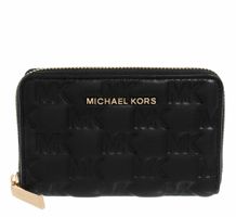 MICHAEL MICHAEL KORS Jet Set Small Za Card Case Black