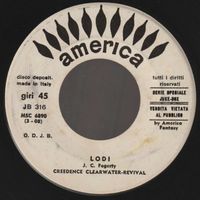 7 " CREEDENCE CLEARWATER REVIVAL LODI / BAD MOON RISING juke