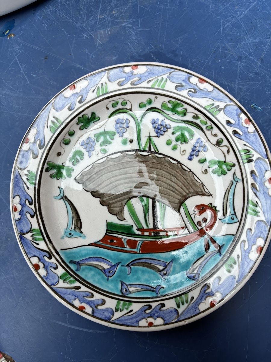 Piatti: 6 assiettes Pikaros Grèce rare – Usato da La Neuveville venduto da Canelle4 1
