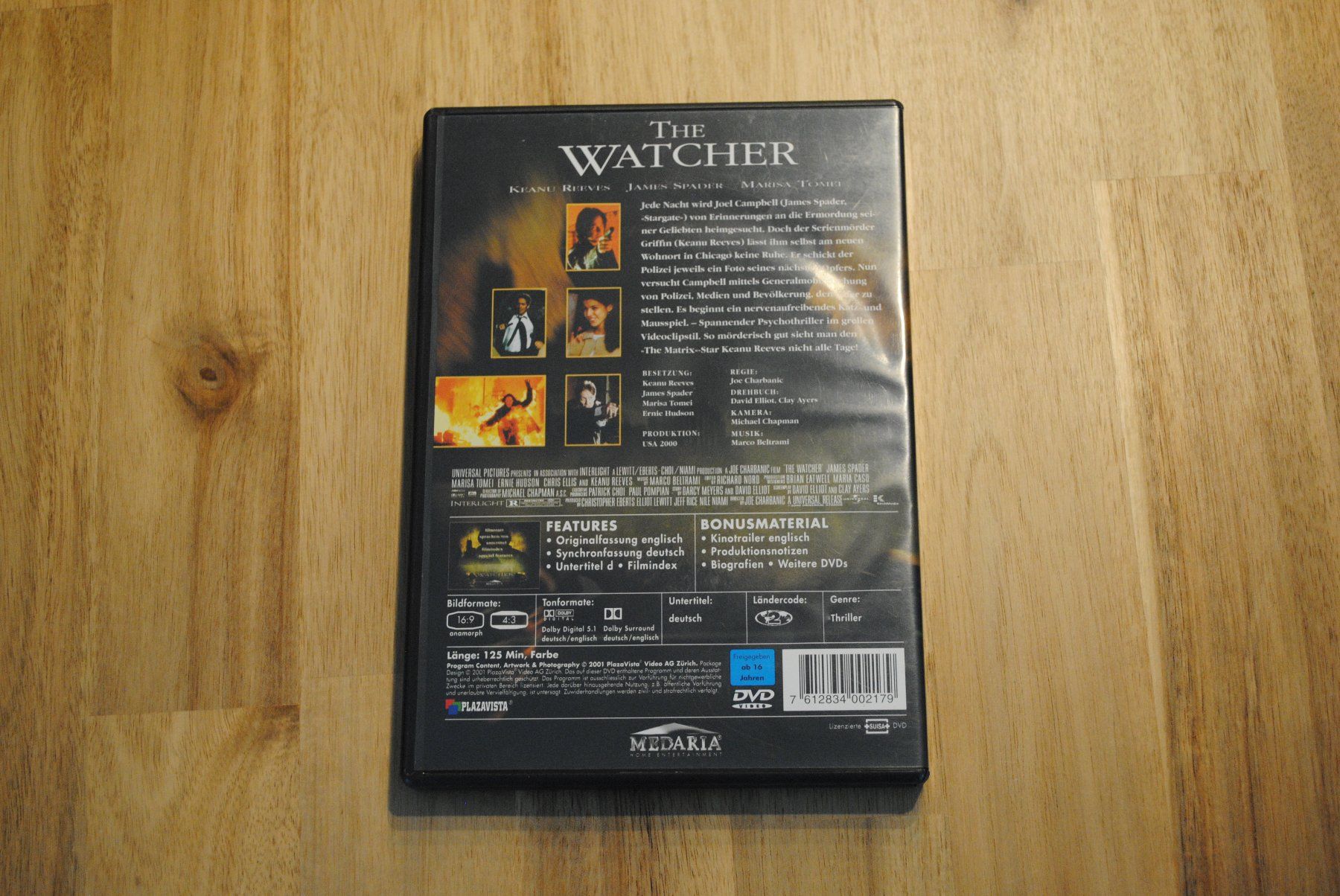Tutti i DVDs: The Watcher – Usato da Olten venduto da prusik02 2