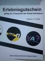Erlebnisgutschein Virtual Adventure für 4 Personen