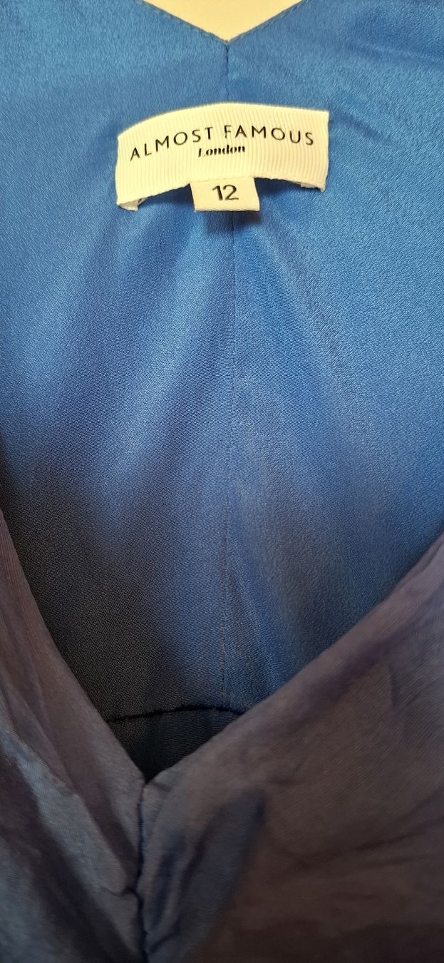 Kleider: Kleid blau Grösse 38 100% Seide  – Gebraucht aus Rheinfelden von tab_lys6 2
