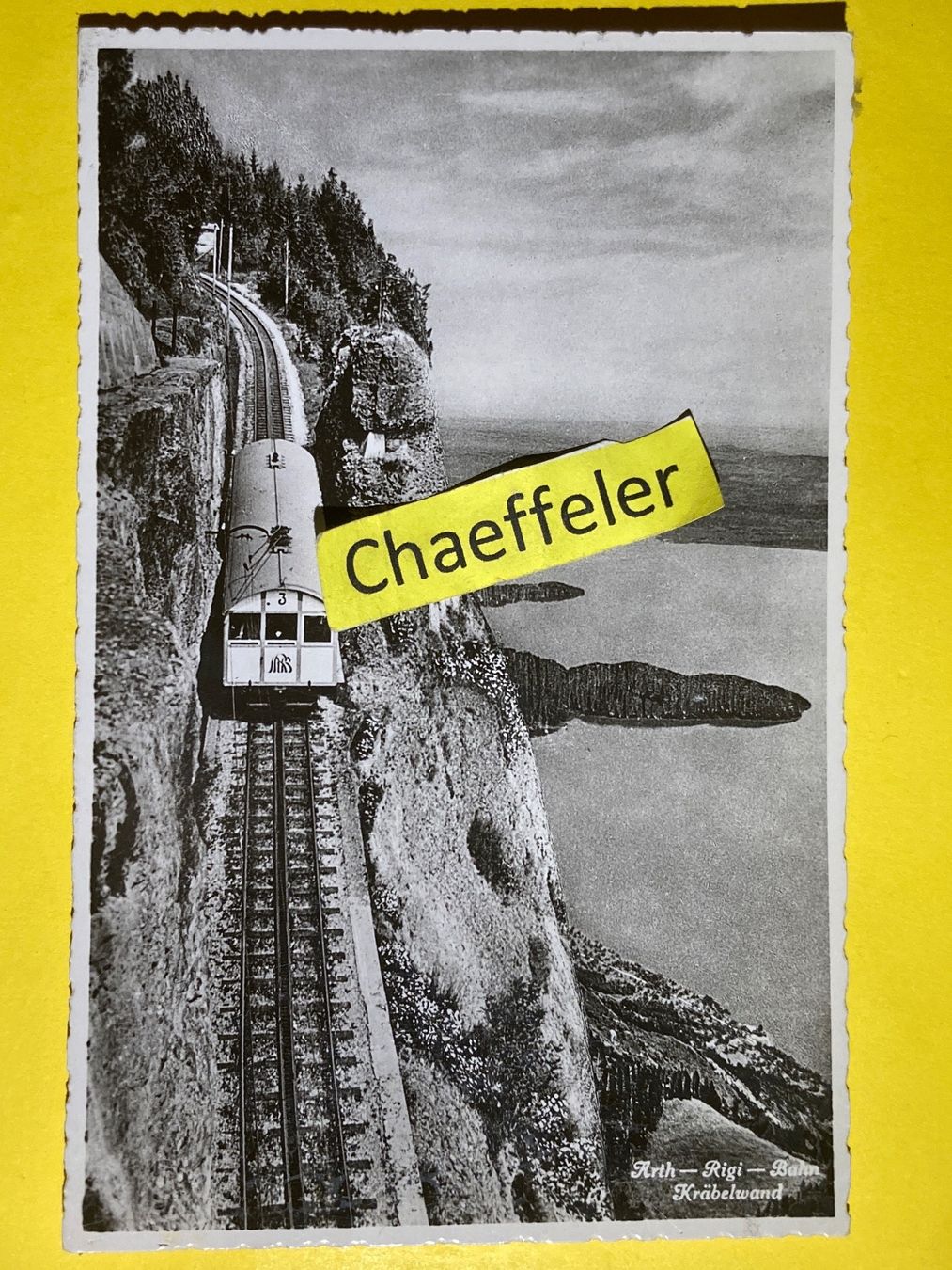 Cartes postales: 1943 Arth-Rigi-Bahn. Kräbelwand – D'occasion à Zürich par Chaeffeler