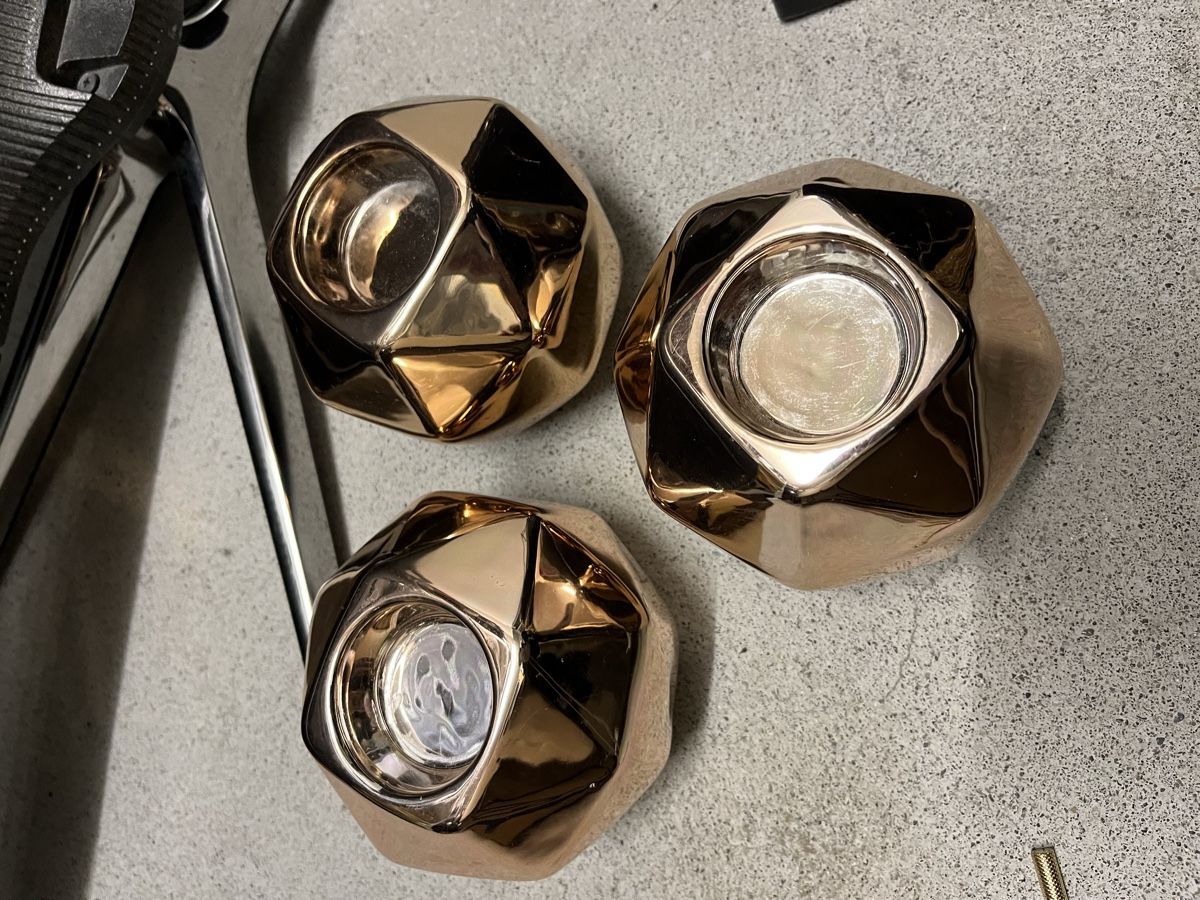 Portacandele: Rosegold Kerzenhalter – Usato da Gockhausen venduto da Lali013 1