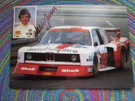 WALTER BRUN CH RENNFAHRER  BMW 320 E-21 TURBO AUTOGRAMM