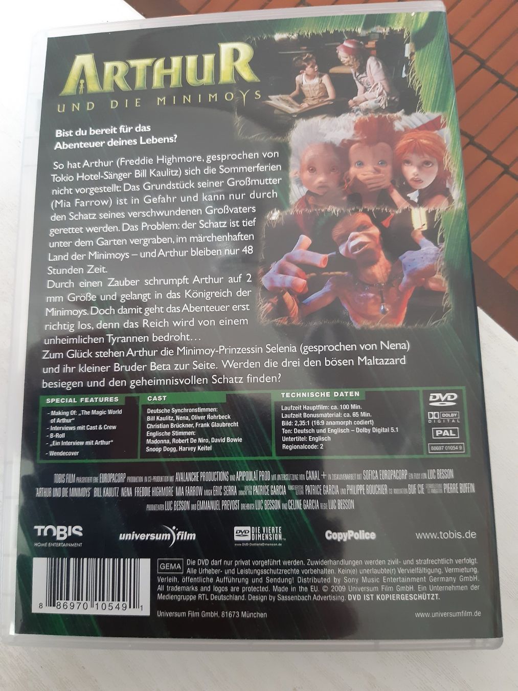 Tutti i DVDs: Arthur und die Minimoys – Usato da Domat-Ems venduto da nugipuff 1
