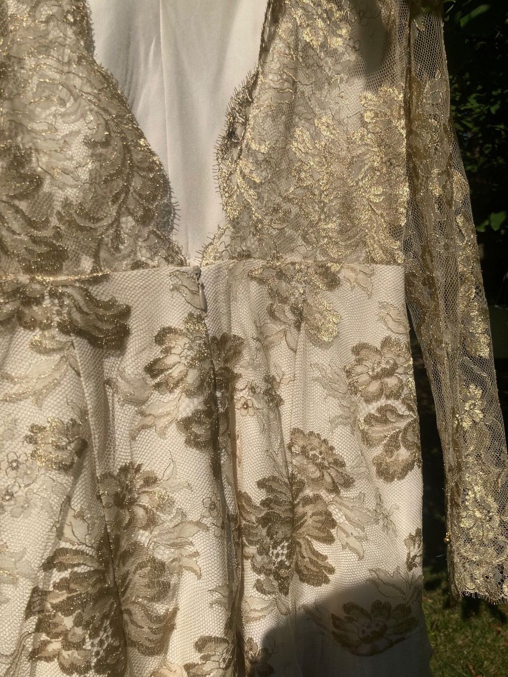 Vestiti: Kleid Seide Spitzen & Gold 36 Brautkleid – Nuovo (secondo la descrizione) da Oetwil am See venduto da abtDesign 1