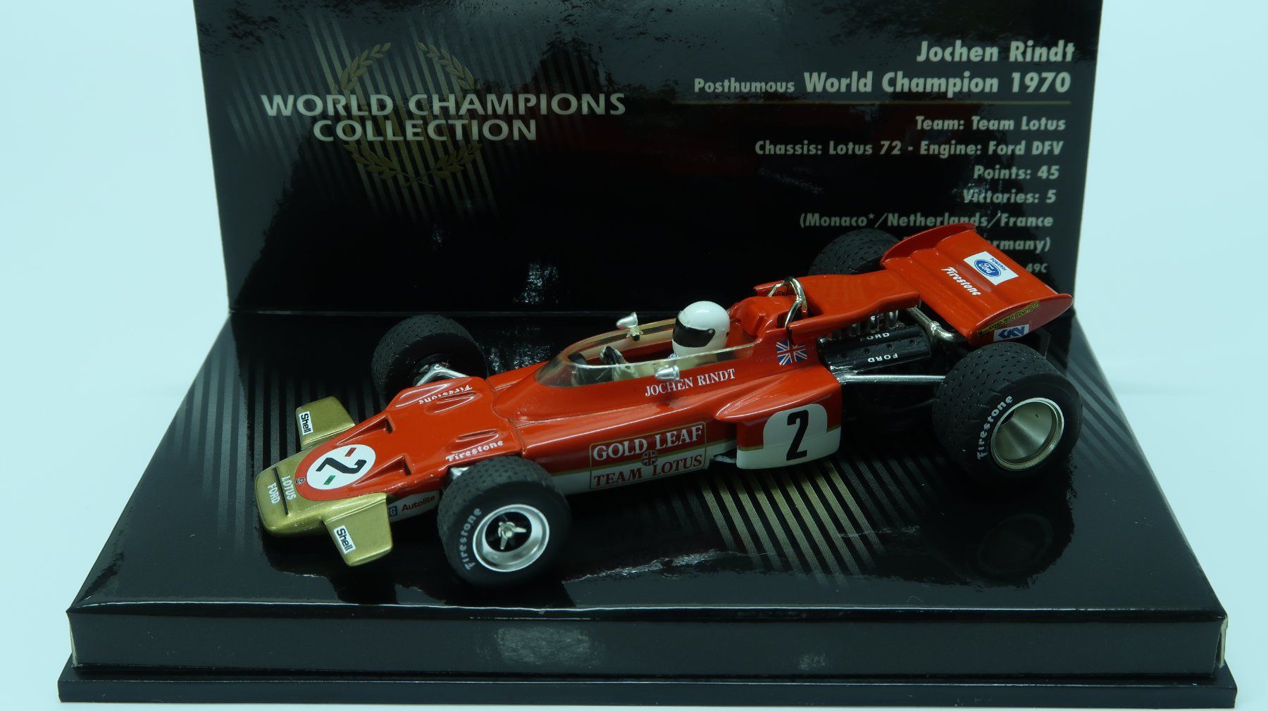Jochen Rindt Lotus 72 1970 World Champions Collection 1:43 (Neu (gemäss ...