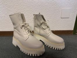 Bronx Boots Gr. 38, weiss, wie neu, Winterschuhe Saison