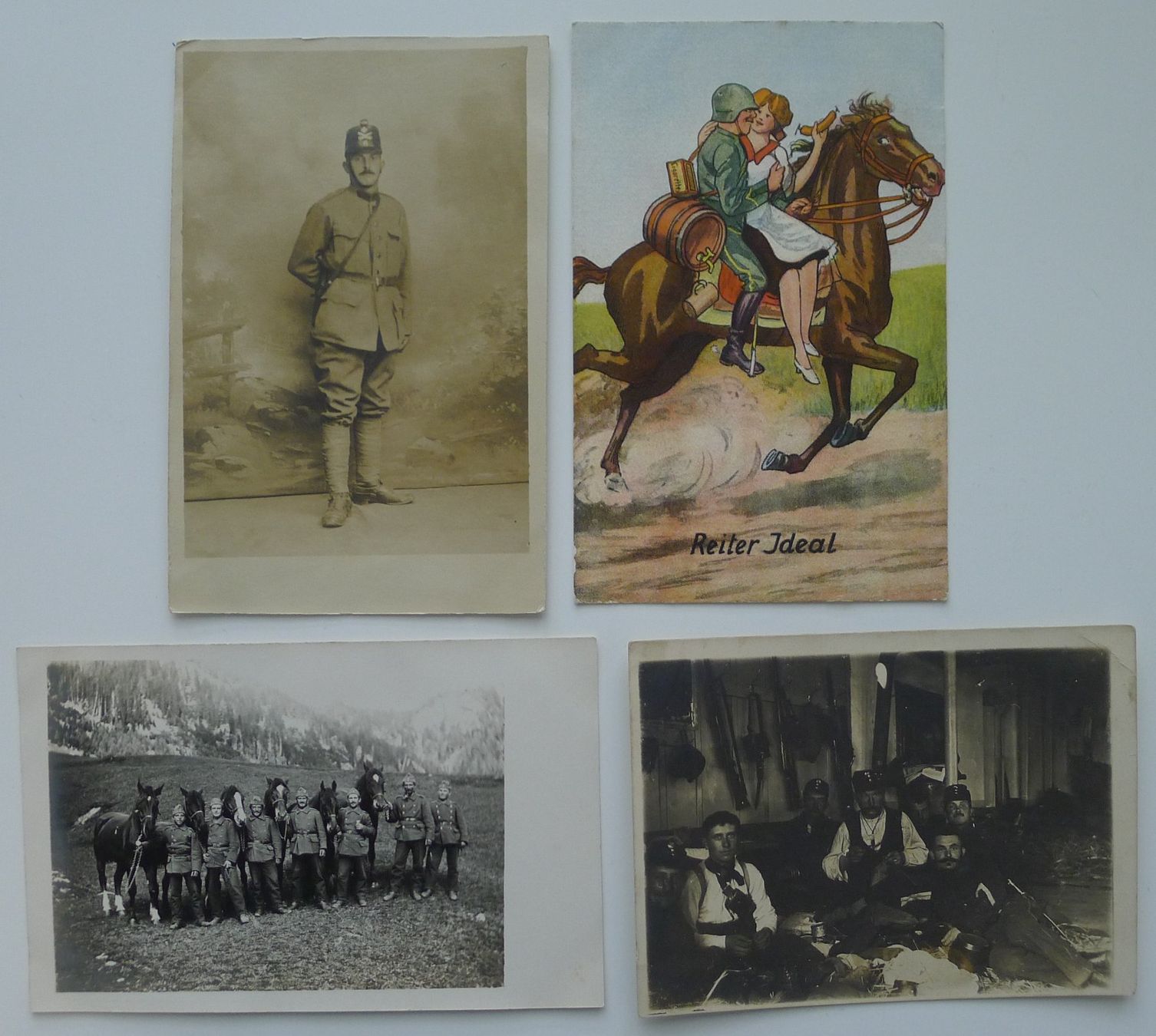 Cartoline postali: Lot Ansichtskarten Militär, Armee Soldaten, Pferd... – Usato da Ebikon venduto da SilvioFreund