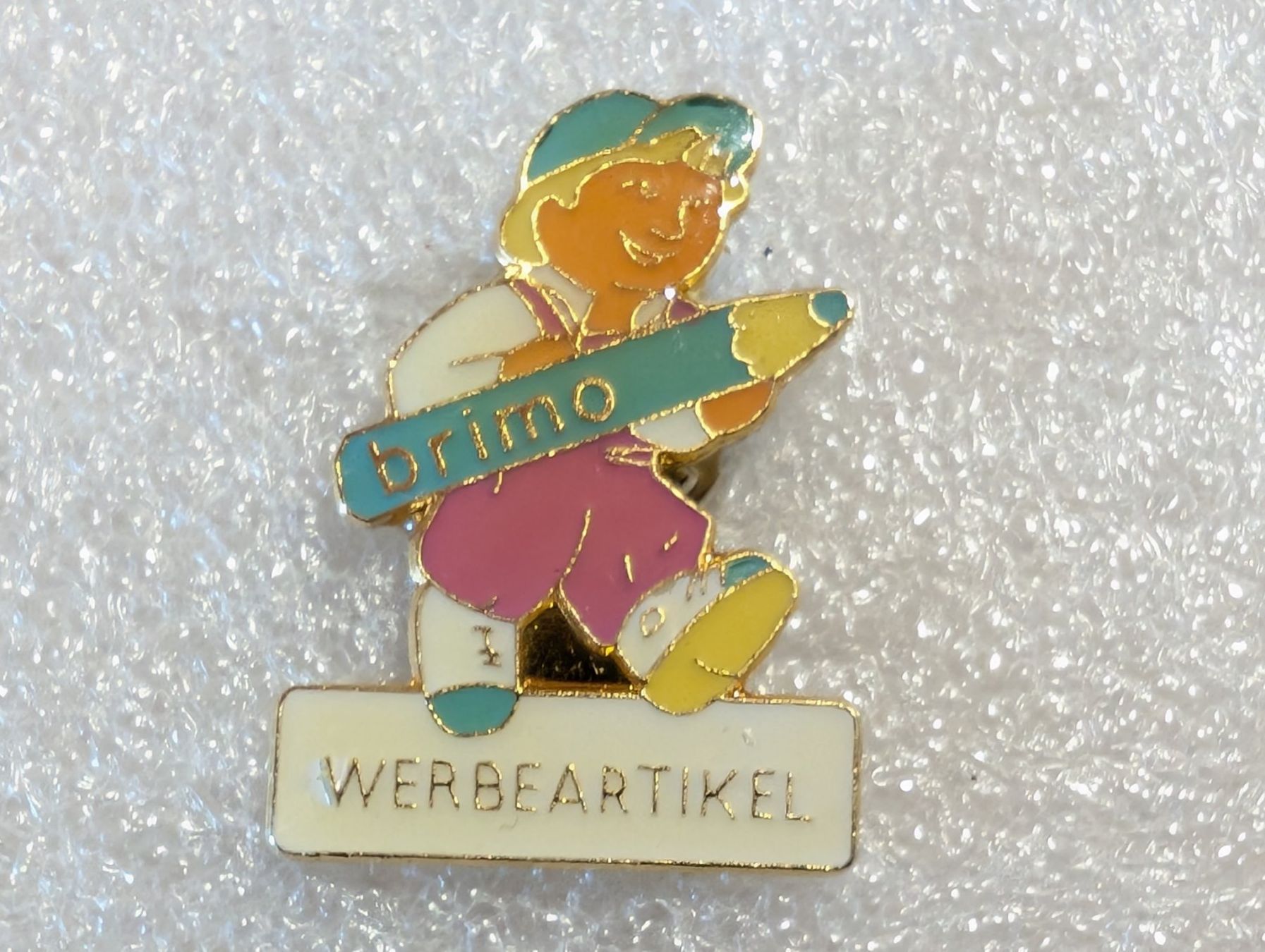 Placchette & Badge: Ansteckpin 287: brimo Werbeartikel – Usato da Oppligen venduto da Pin-Fall-Shop