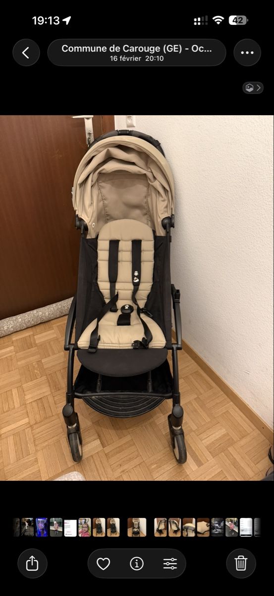 Carrozzine: Poussette / coque auto et siège auto pour 0 à 4 ans – Usato da Carouge GE venduto da Hawai2030 1