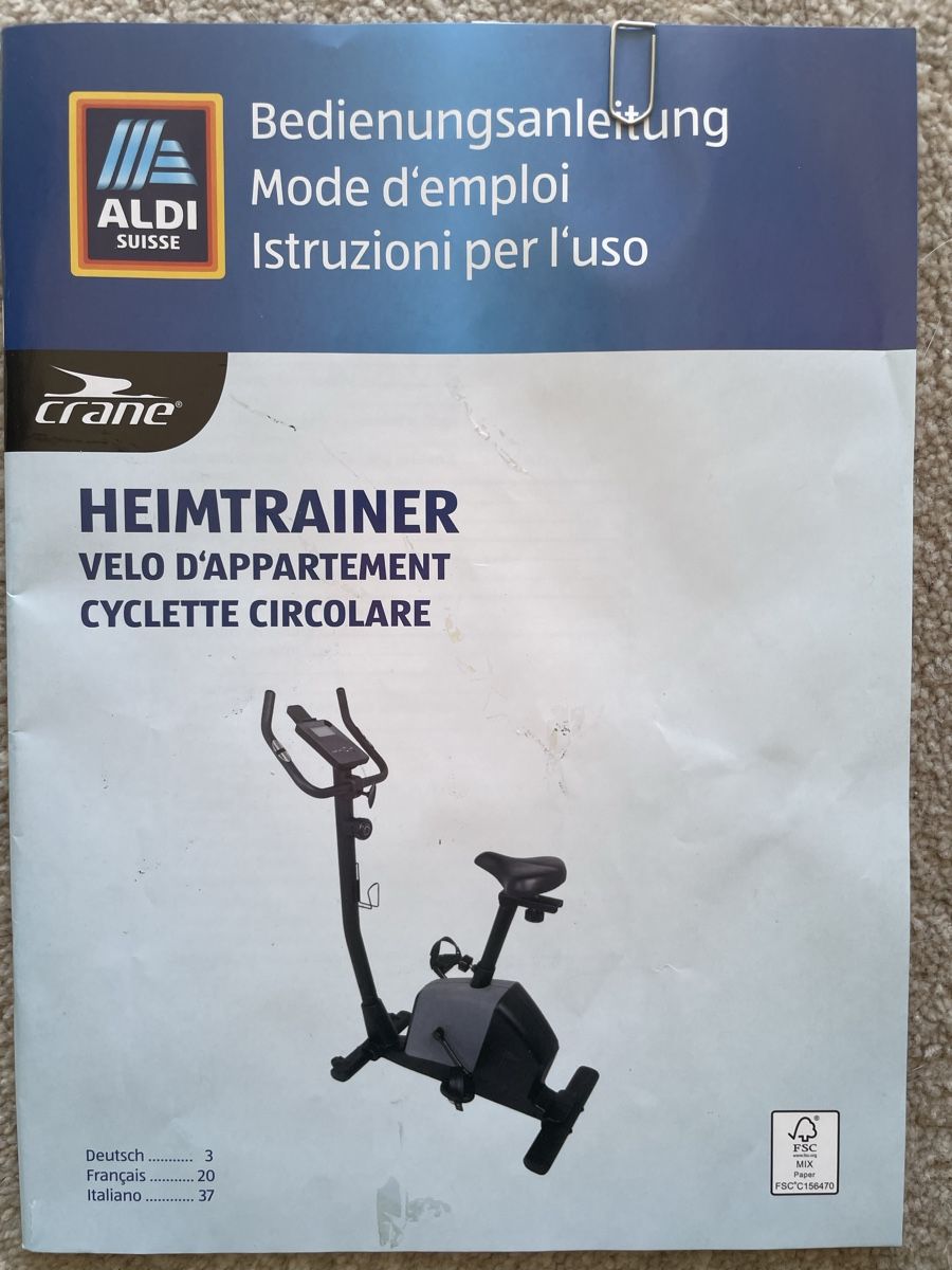 Aldi Hometrainer: Heimtrainer – Gebraucht aus Basel von Pferdiboot 2