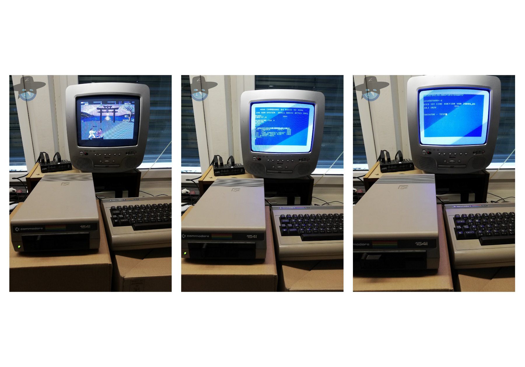 Commodore PCs: Commodore 64 C64 + Floppy 1541 beide in OVP – Defekt aus St. Gallen von zorro_dc 8
