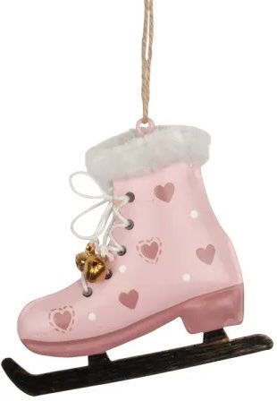 Tutte le decorazioni: Baumschmuck Schlittschuhe mit 2 Glöckchen Metall – Nuovo e nell'imballaggio originale da Basel venduto da Seifehuesli 4