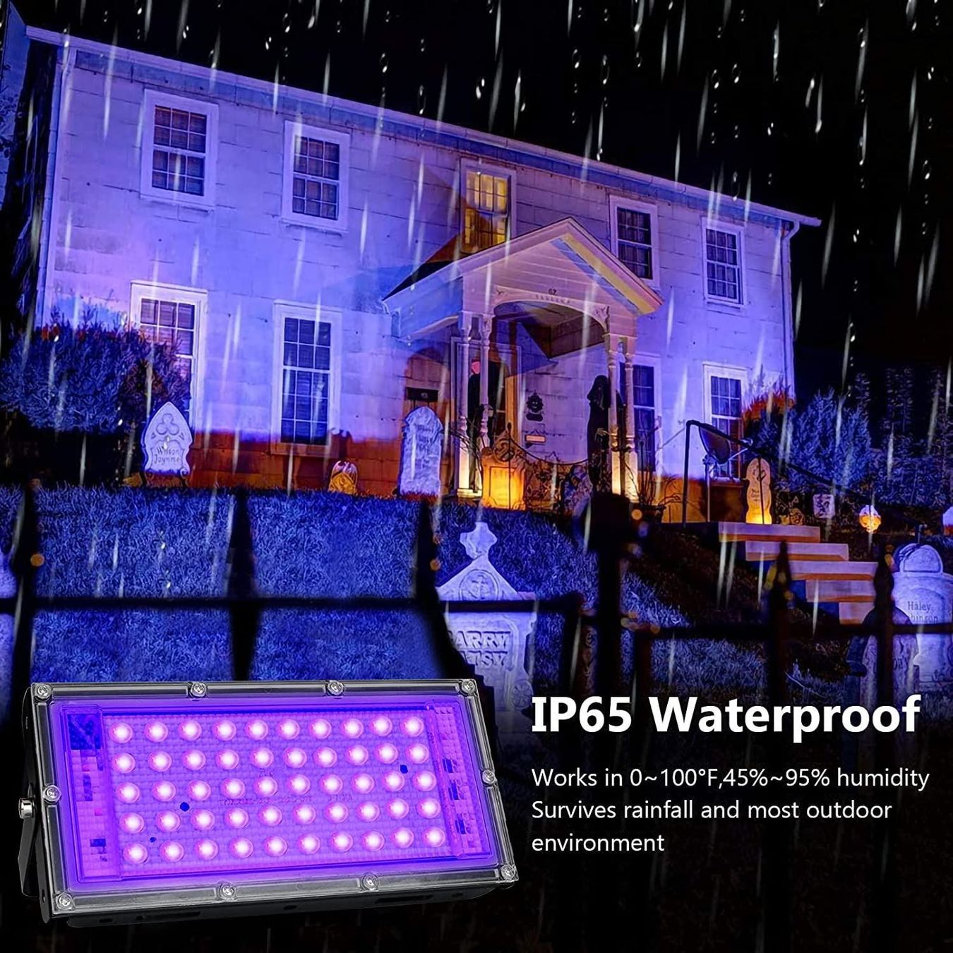 Lampade: 50W LED UV Schwarzlicht mit Stecker – Nuovo (secondo la descrizione) da Thun venduto da 365buy 2