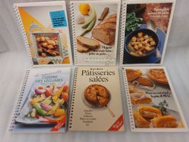 6 livres de recettes Betty Bossi et autres