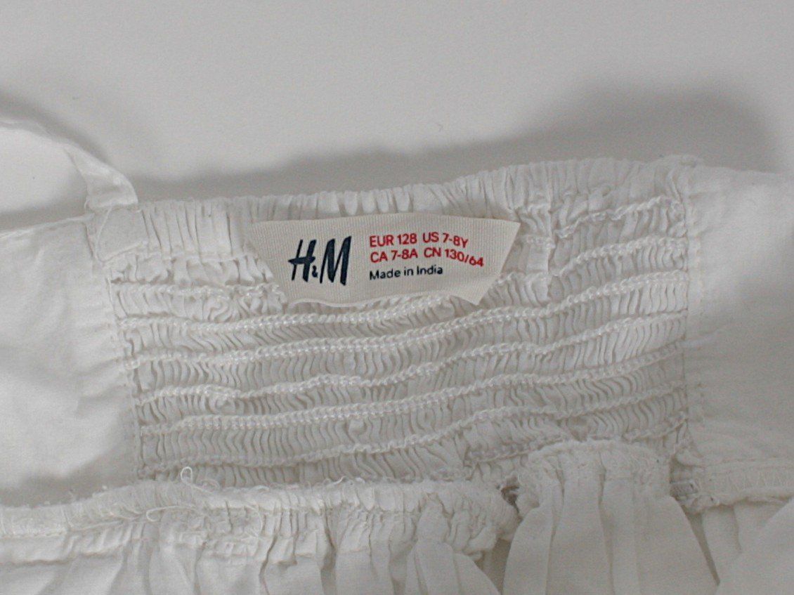 H&M Vestiti & Gonne: H&M Mädchenkleid weiss Gr. 128 – Usato da Zollikofen venduto da Restwert_Zollikofen 4