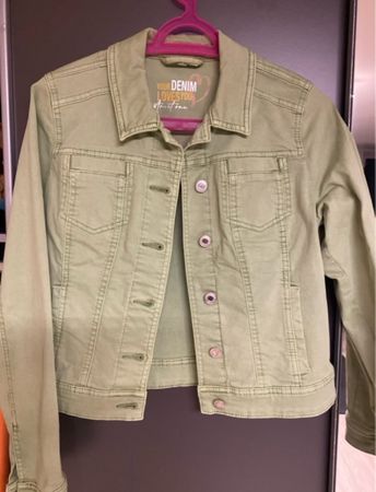 Jeansjacke Olivgrün Street One