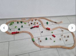 Sehr grosse Holz Eisenbahn