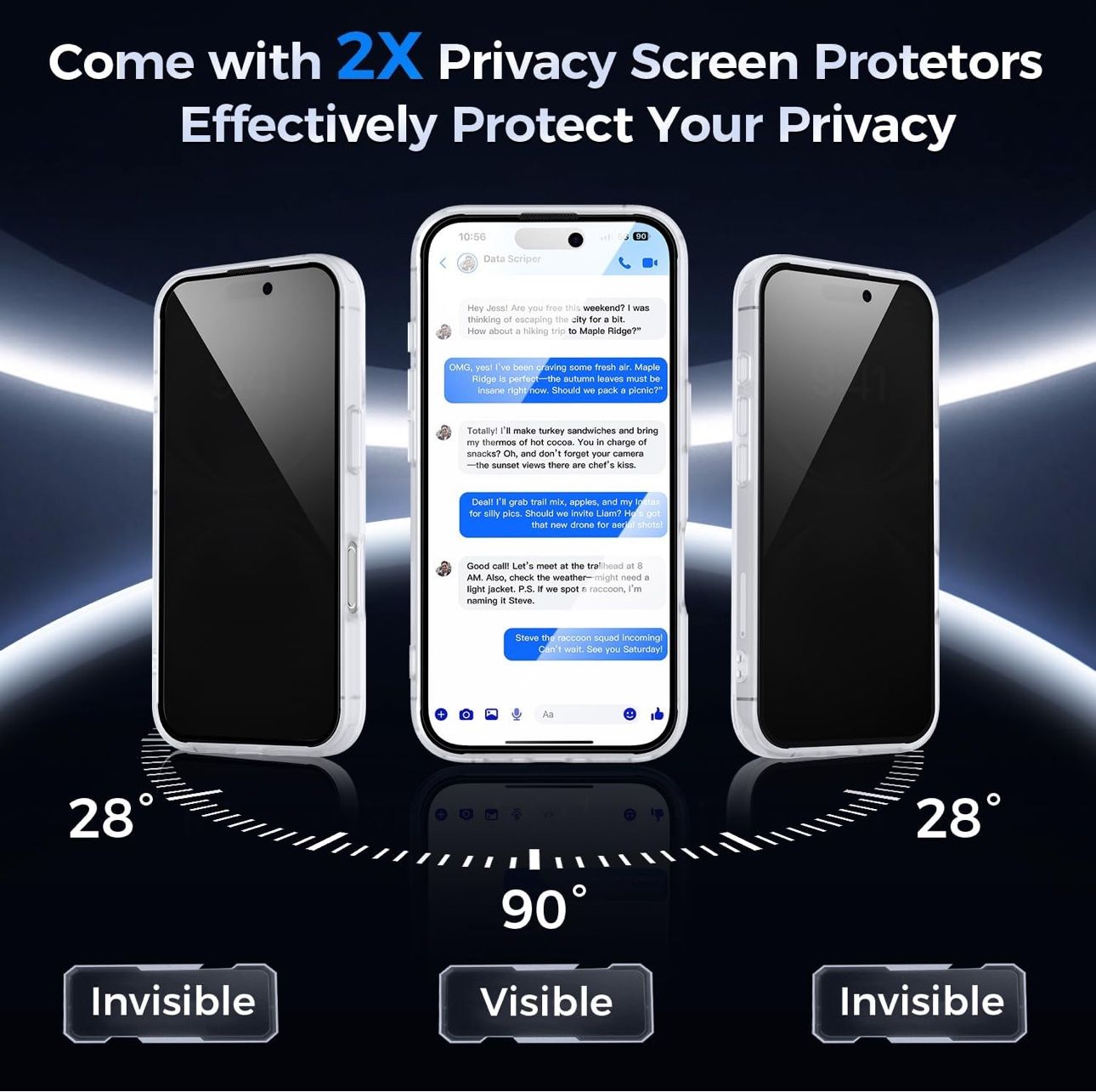 Panzerglass Cover & Protezioni schermo: KIT WHITE : coque iPhone 17 PRO + 2 Privacy Glass / Hülle – Nuovo e nell'imballaggio originale da Roche VD venduto da GOLDEN_SHOP_24H 1