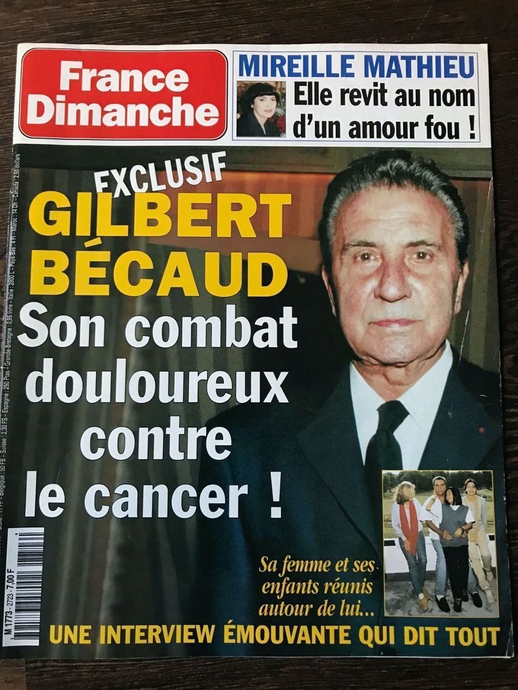 Riviste & Magazine: France Dimanche, 1998, Gilbert Bécaud, Mireille Mathieu ... – Nuovo (secondo la descrizione) da Zürich venduto da Tarafo5